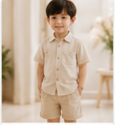 Linen Set Beige