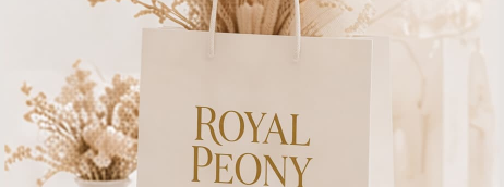 Royal Peony branding